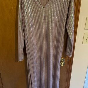Baroque Lavendar 3 piece sequin suit
